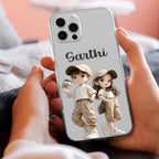 Sweet Harmony Customize Anti Yellow Clear Case For iPhone 14 Pro