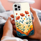 Hillside Bloom Anti Yellow Clear Case For iPhone 15 Pro