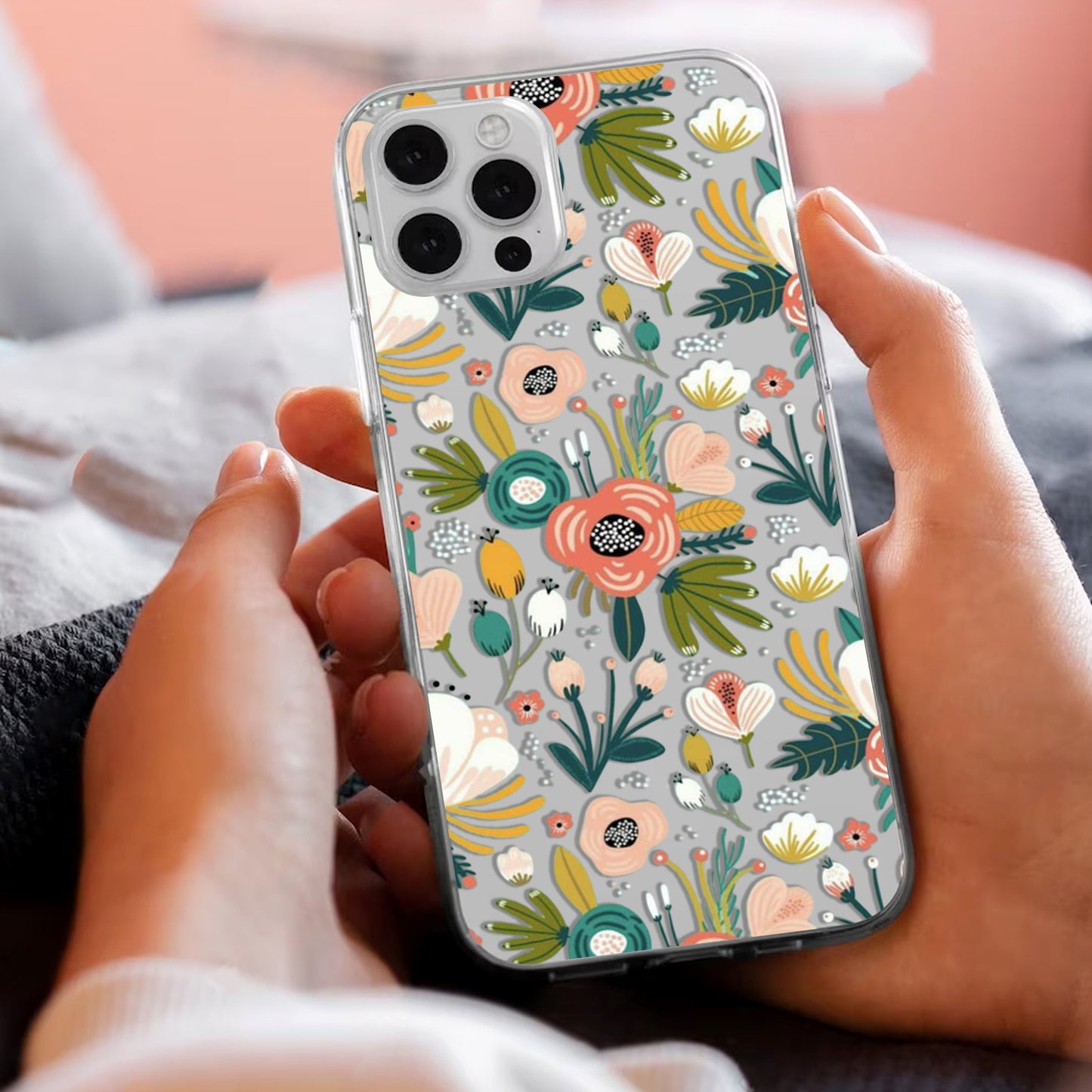 Bloom Carnival Transparent silicon case For Google