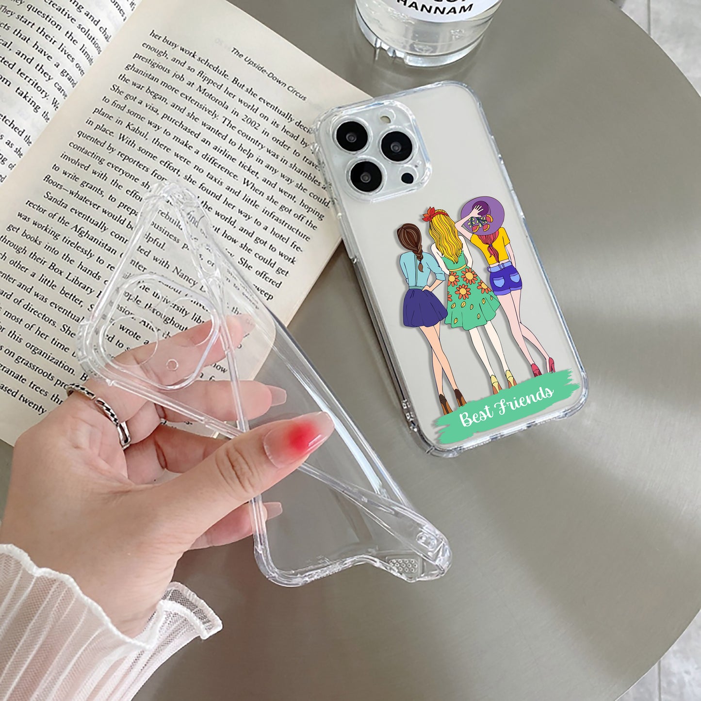 Friends Forever Customize Transparent Silicon Case For iPhone