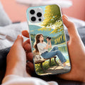Natures Frame Transparent Silicon Case For Google Pixel 8 Pro 5G