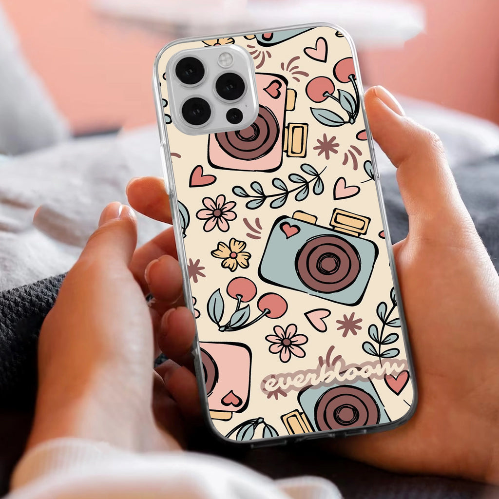 Summer Camera Transparent Silicon Case For Google Pixel 9 Pro XL