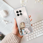 Stylish Girl Customize Transparent Silicon Case For OnePlus Nord CE 2 Lite