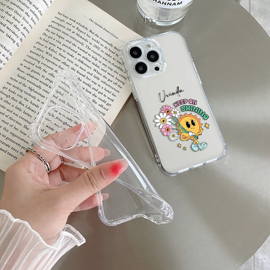 Keep Shining Customize Transparent Silicon Case For iQOO
