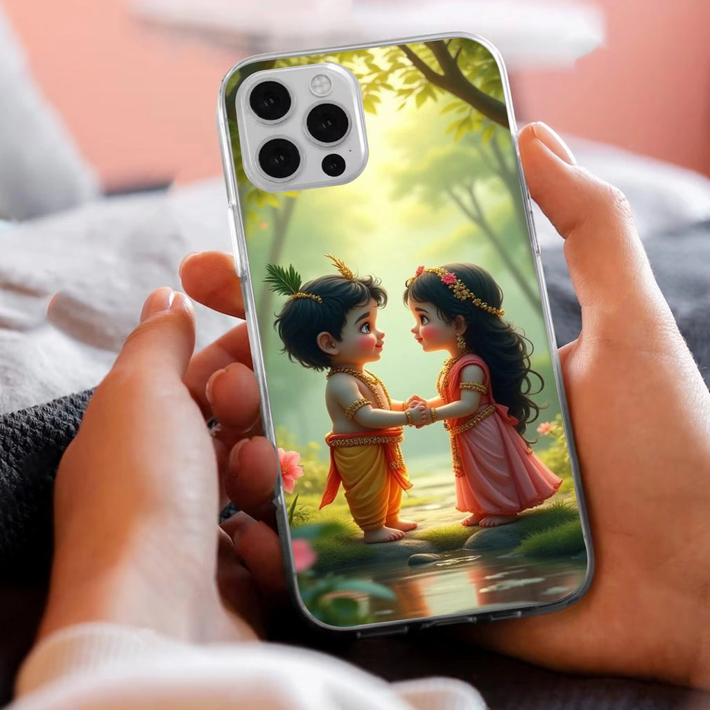 Heavenly Bond Anti Yellow Clear Case For iPhone 16 Pro Max