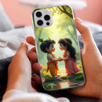 Heavenly Bond Anti Yellow Clear Case For iPhone 16 Pro Max