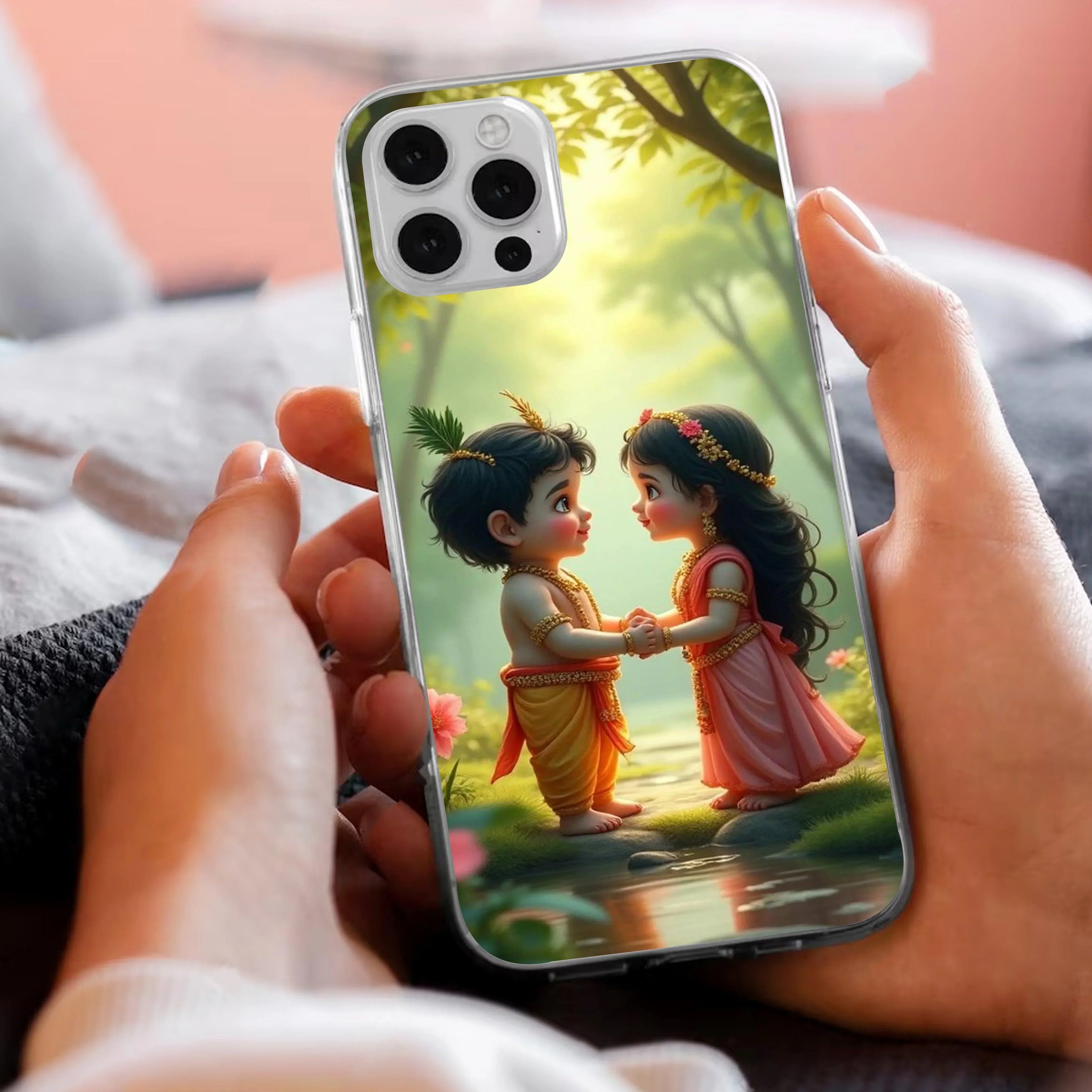 Heavenly Bond Transparent Silicon Case For Google Pixel 8a 5G
