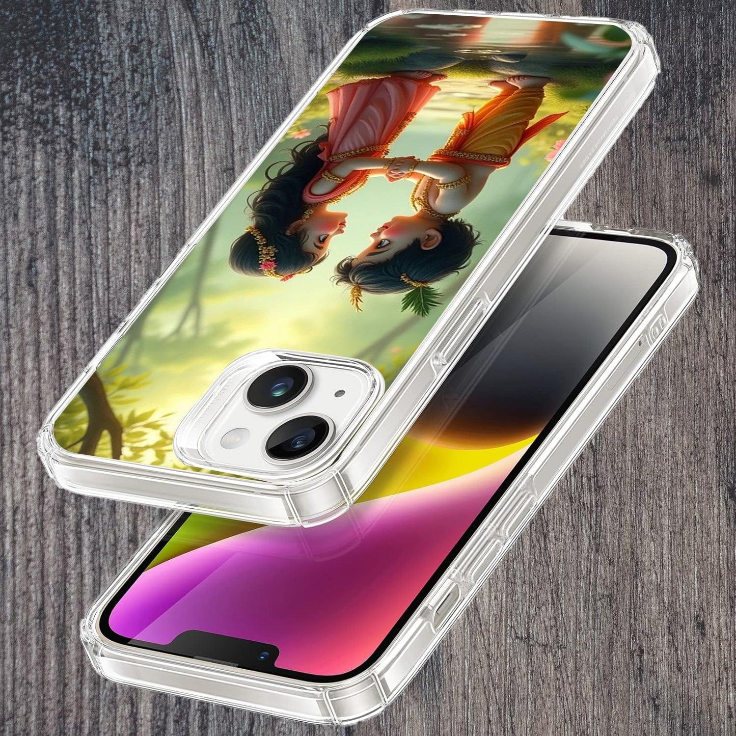 Heavenly Bond Transparent Silicon Case For Motorola