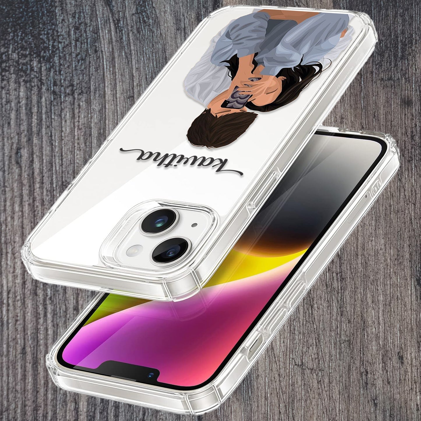 Captured Love Customize Transparent Silicon Case For Oppo