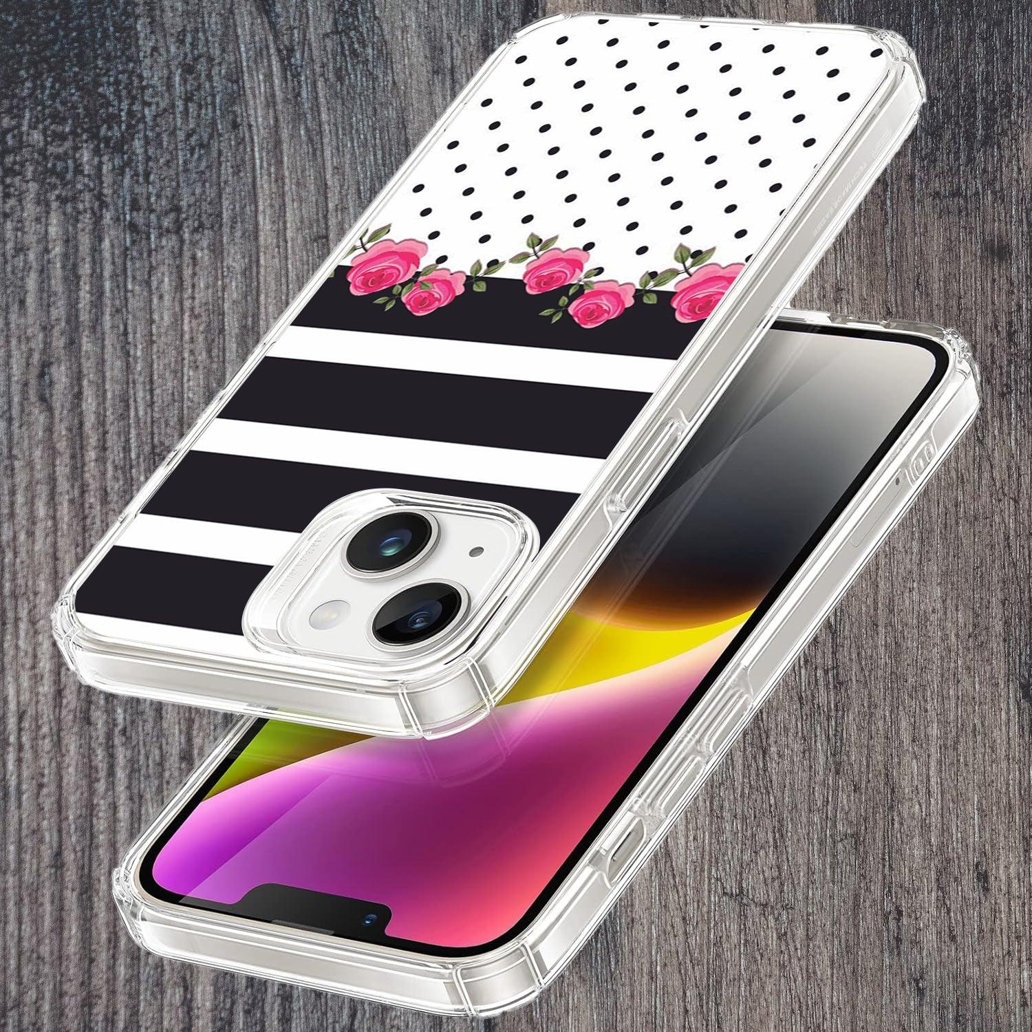 Elegant Rose Parad Transparent Silicon Case For iPhone - ShopOnCliQ