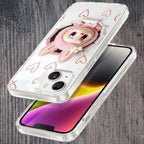 Labubu Trendy Transparent Silicon Case For Google Pixel 10 Pro XL