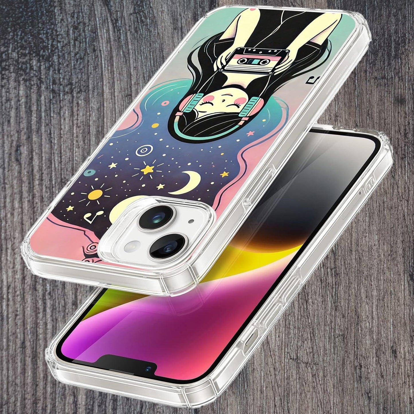 Luna Transparent Silicon Case For iQOO