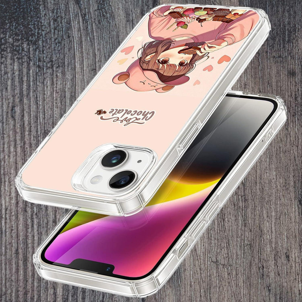 Dessert Dream Transparent Silicon Case For iPhone 15 Plus