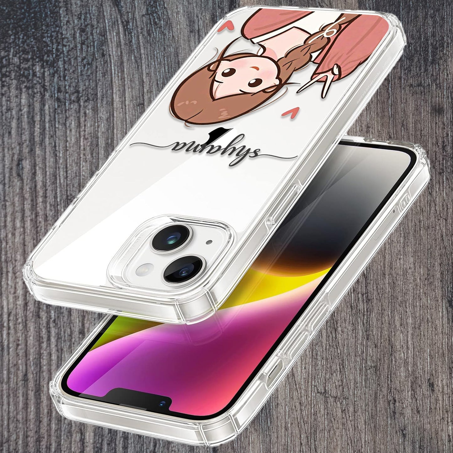 Cute Charm Customize Transparent Silicon Case For Redmi/Xiaomi