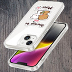 Cute Cuddle Bears Transparent Silicon Case For Samsung Galaxy A56 5G