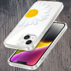 Daisy Flower Transparent silicon case For iPhone - ShopOnCliQ