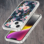 Cute Floral Transparent Silicon Case For Google Pixel 10 Pro XL
