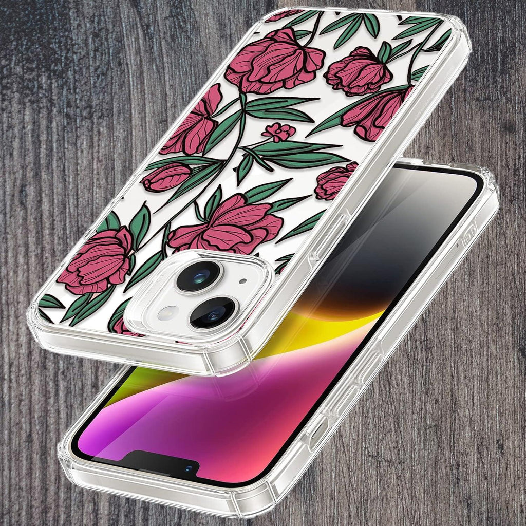Wild Rose Transparent Silicon Case For iPhone - ShopOnCliQ