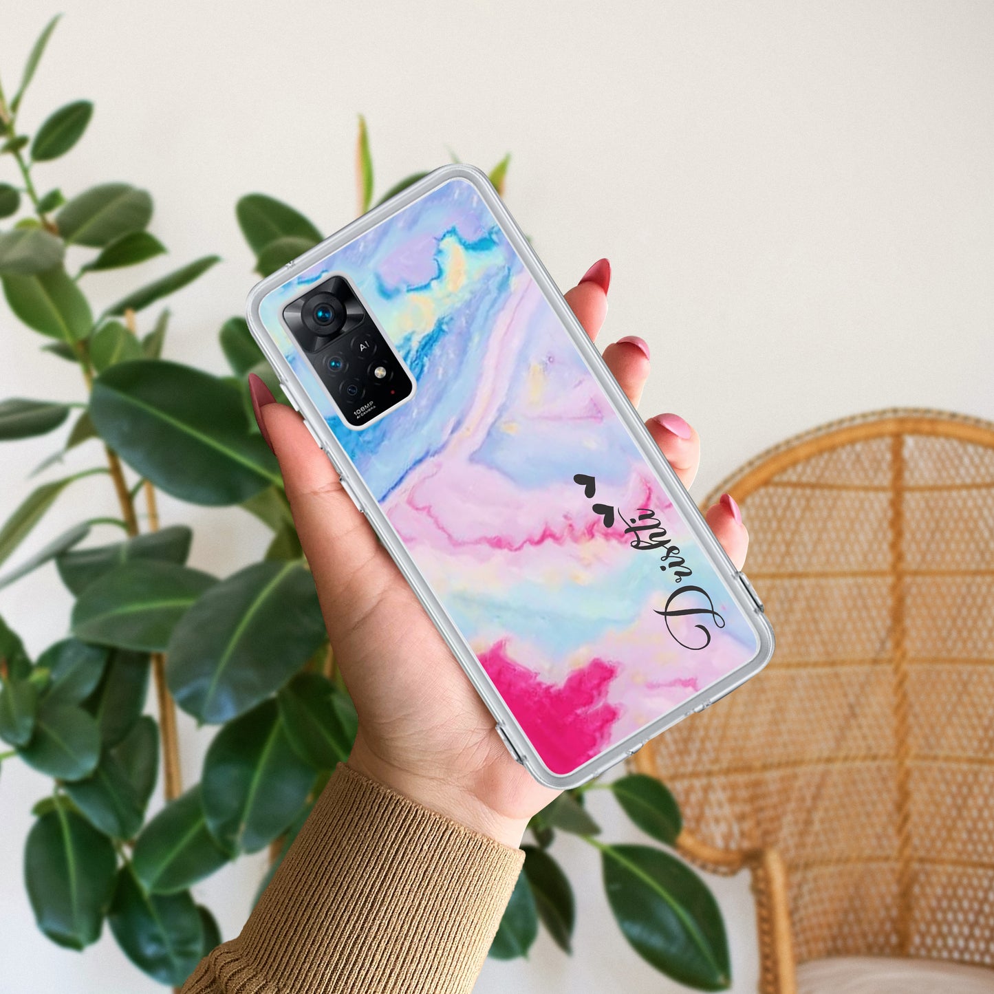 Customized Rainbow Silicon Case For Poco