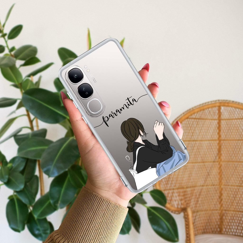 Relax Mood Customize Transparent Silicon Case For Vivo V21 5G