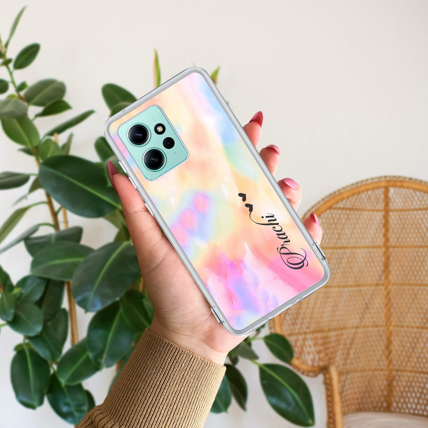 Customized Rainbow Silicon Case For Poco