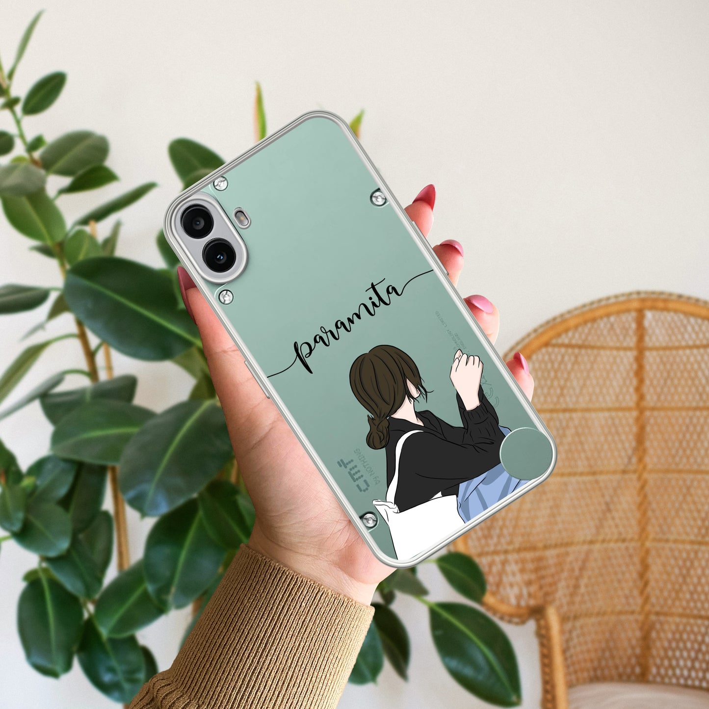 Relax Mood Customize Transparent Silicon Case For Nothing