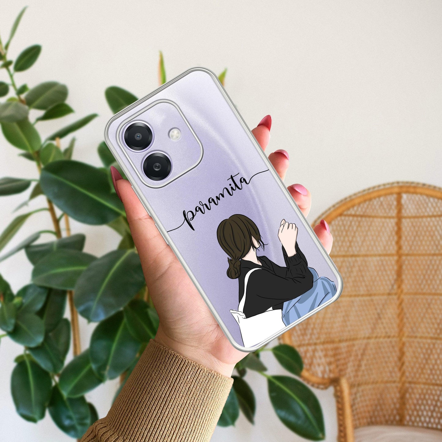 Relax Mood Customize Transparent Silicon Case For Oppo