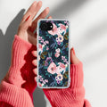 Cute Floral Transparent Silicon Case For iPhone 16e