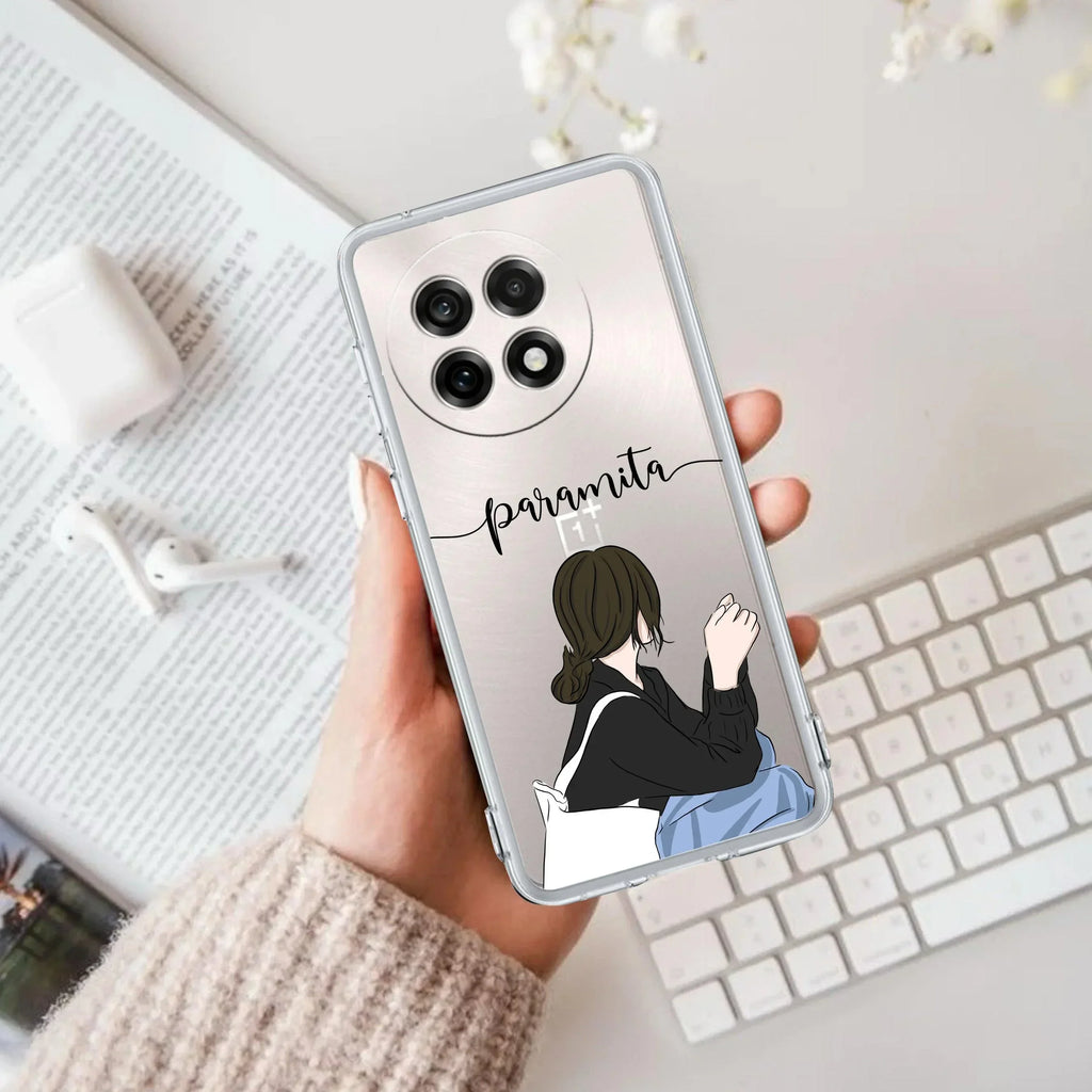 Relax Mood Customize Transparent Silicon Case For OnePlus Nord CE 2 5G