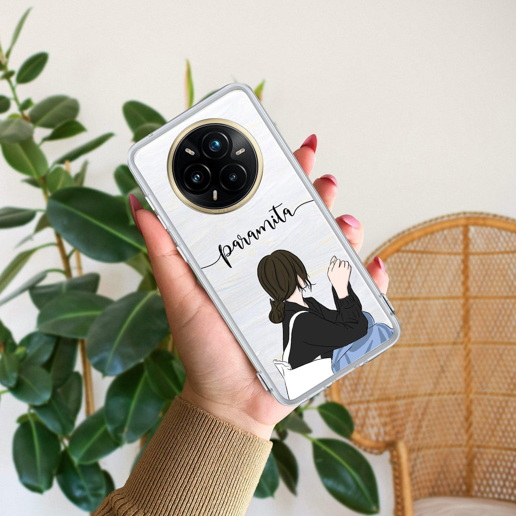 Relax Mood Customize Transparent Silicon Case For Realme 12 Pro 5G