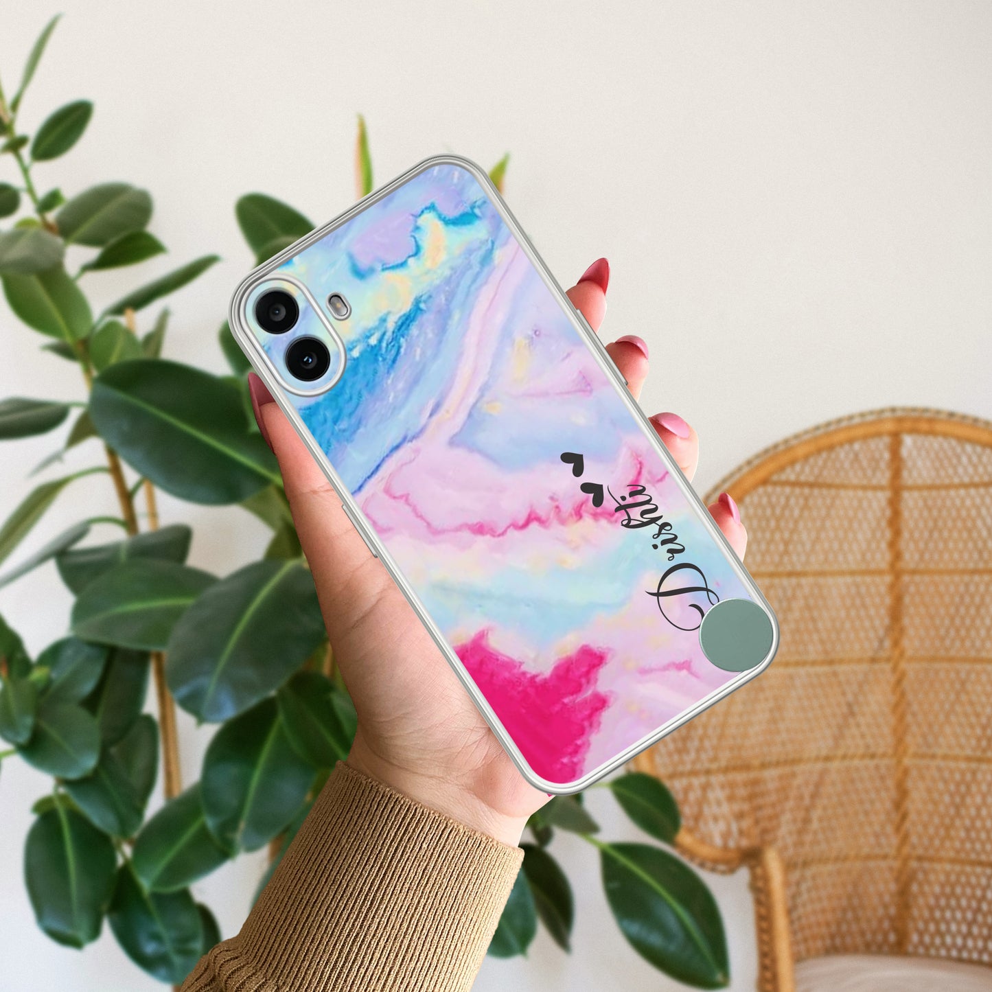 Customized Rainbow Silicon Case For Nothing - ShopOnCliQ