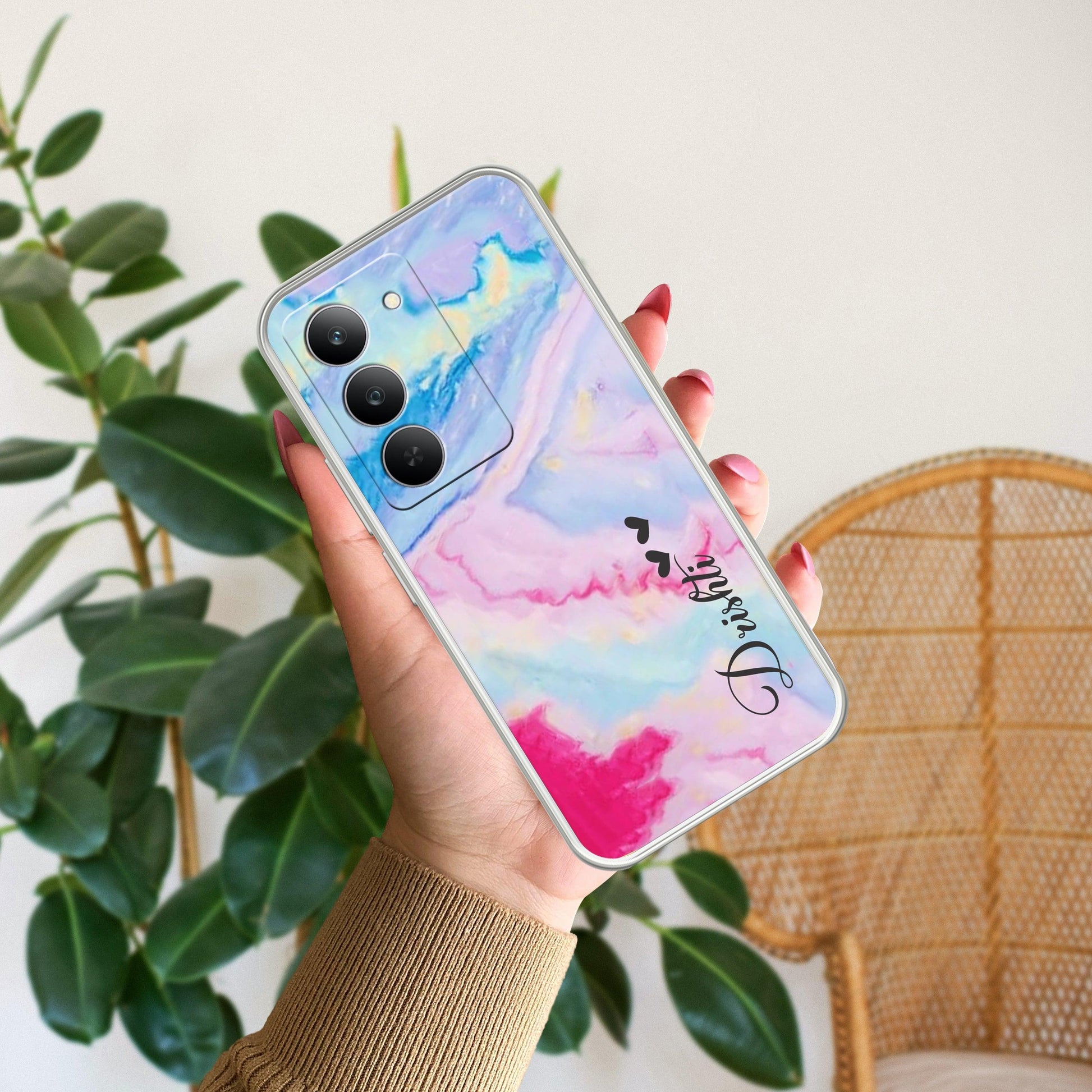 Customized Rainbow Silicon Case For Realme/Narzo - ShopOnCliQ