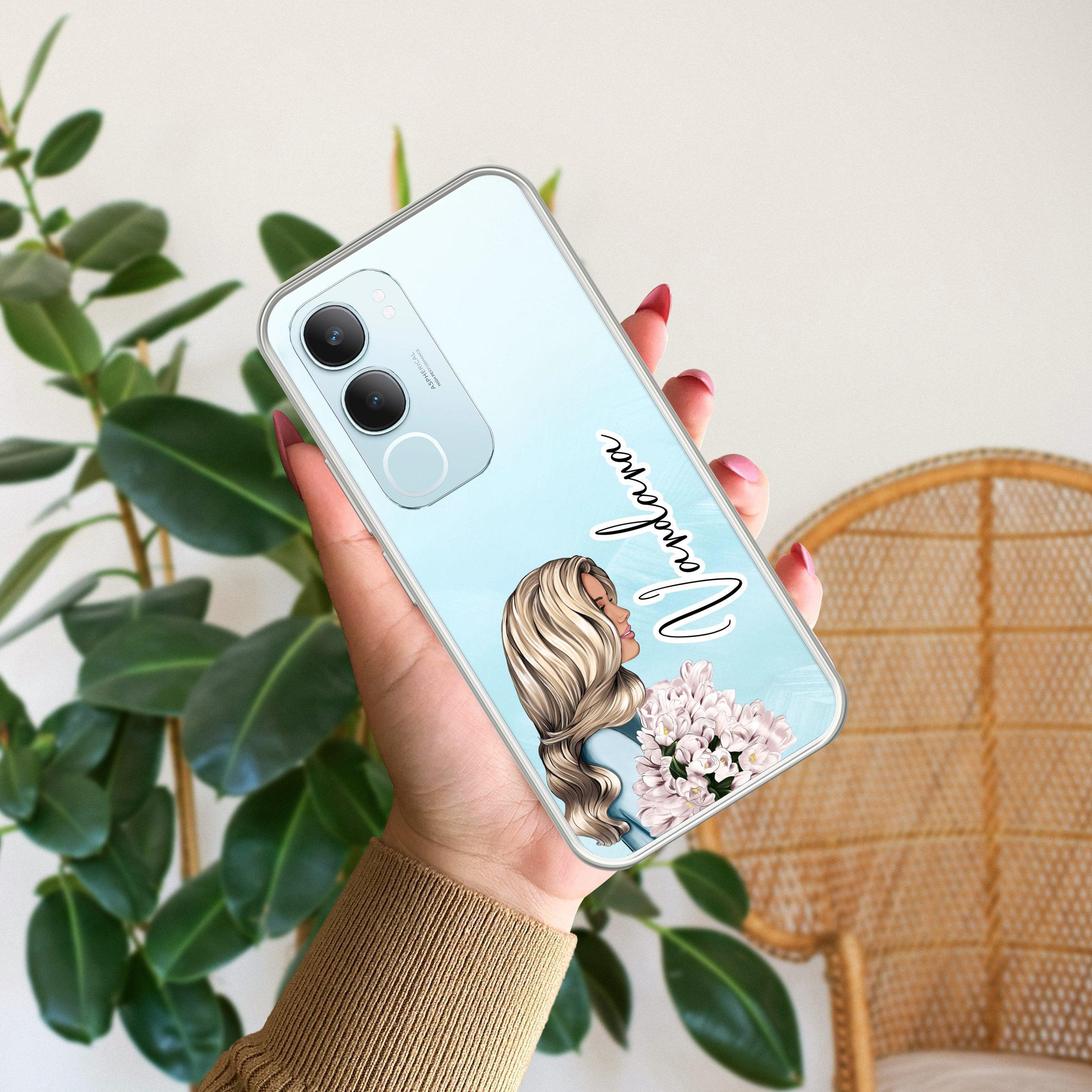 Stylish Girl Customize Transparent Silicon Case For Vivo Y20s/Vivo Y20A/Vivo Y20G/Vivo Y20i / Vivo Y20T / Vivo Y20