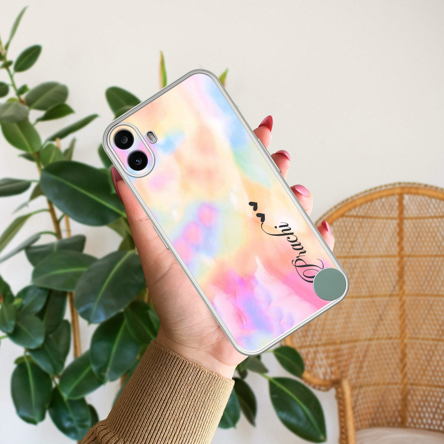 Customized Rainbow Silicon Case For Nothing - ShopOnCliQ