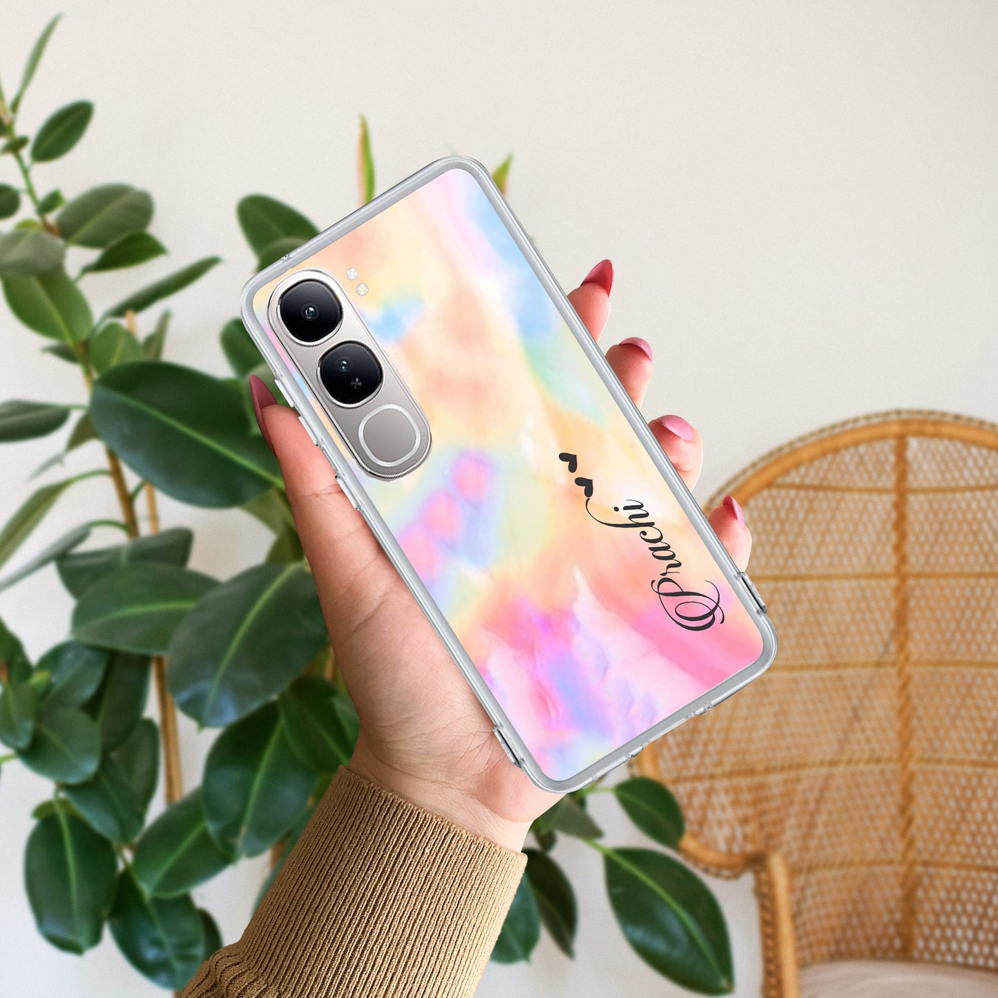 Customized Rainbow Silicon Case For Vivo