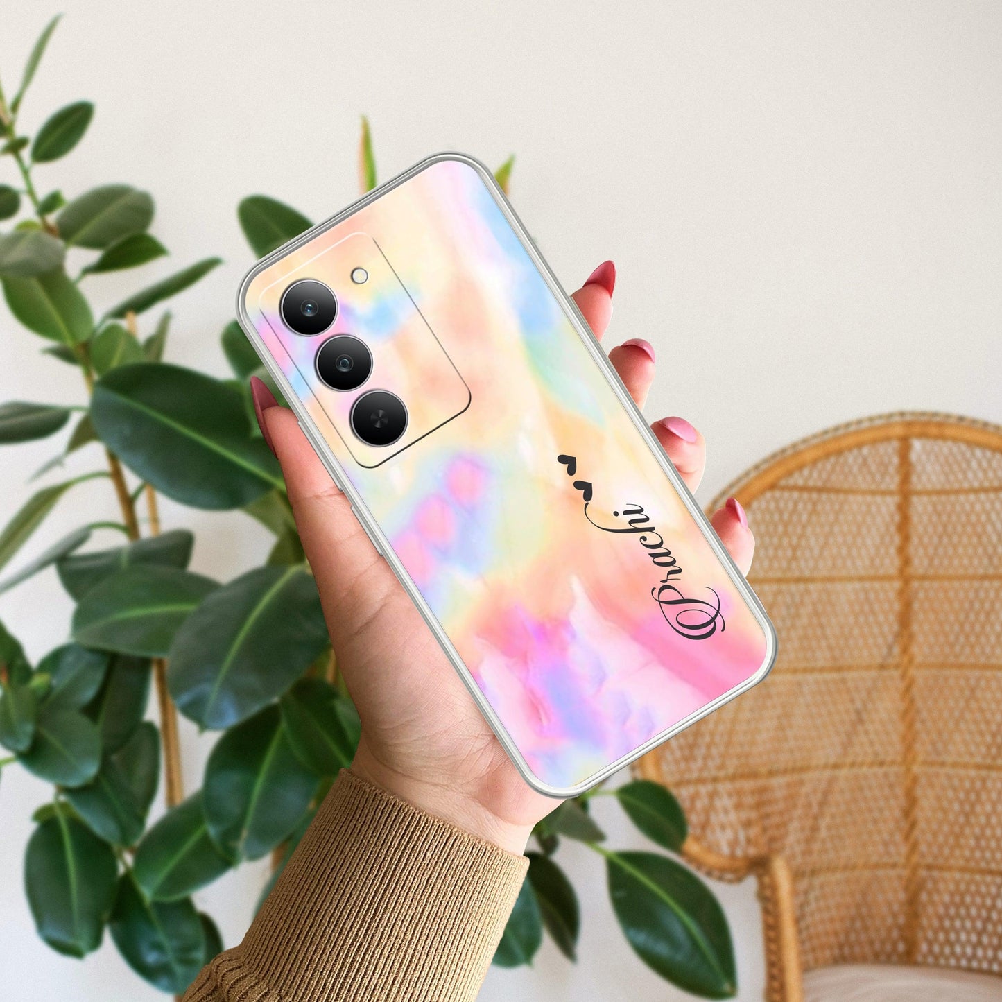 Customized Rainbow Silicon Case For Realme/Narzo - ShopOnCliQ