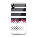 Elegant Rose Parad Transparent Silicon Case For iPhone X/Xs