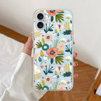 Bloom Carnival Transparent silicon case For iPhone 14 Pro Max