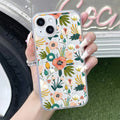 Bloom Carnival Transparent silicon case For iPhone