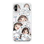 Super Girl Transparent Silicon Case For Google Pixel 9a 5G