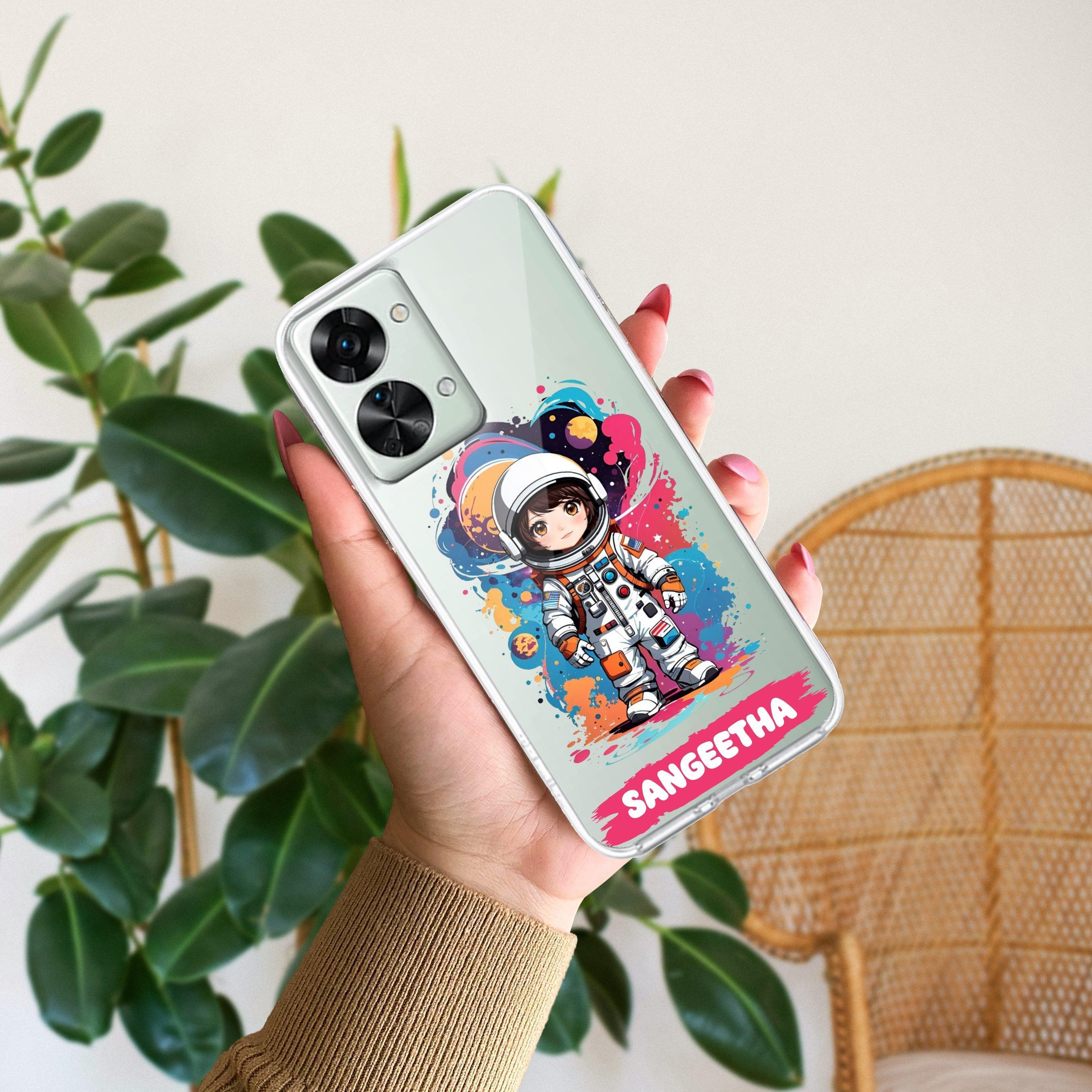 Astronaut Customize Transparent Silicon Case For OnePlus - ShopOnCliQ