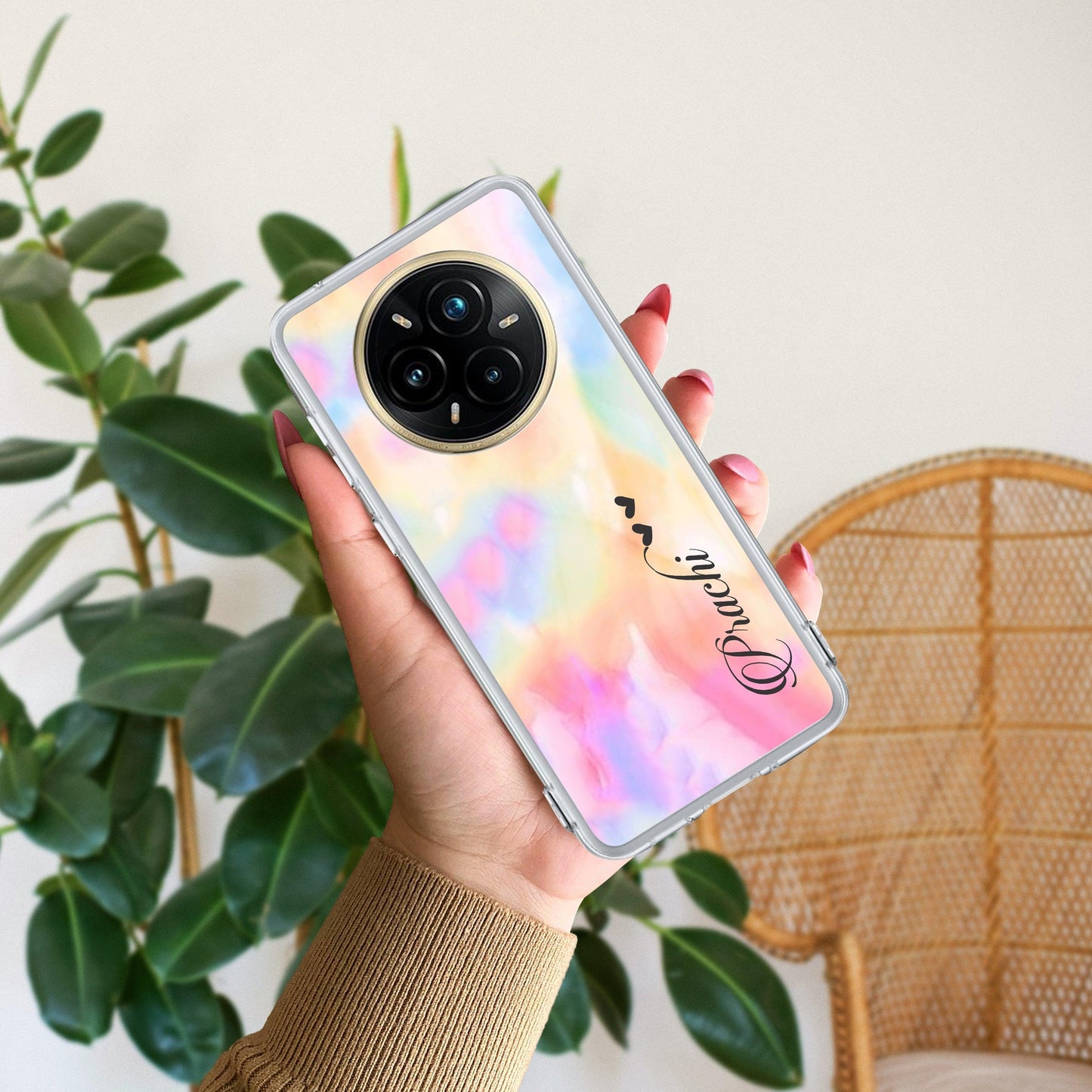 Customized Rainbow V2 Silicon Case For Realme/Narzo