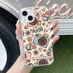 Summer Camera Anti Yellow Clear Case For iPhone 13 Mini