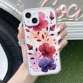 Stunning Floral Transparent Silicon Case For Google Pixel 8a 5G