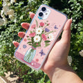 Spring in a Vase Anti Yellow Clear Case For iPhone 12