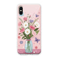 Spring in a Vase Transparent Silicon Case For iPhone X/Xs