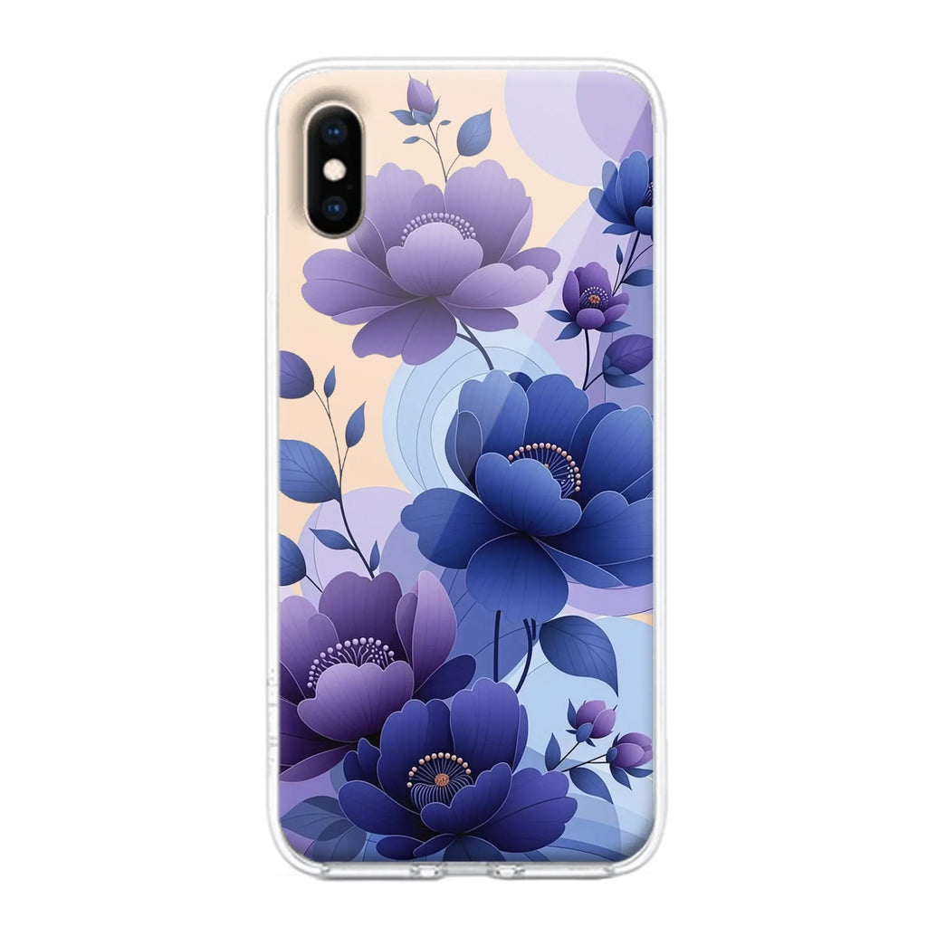 Midnight Bloom Transparent Silicon Case For Google Pixel 9a 5G