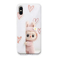 Labubu Anti Yellow Clear Case For iPhone X/Xs