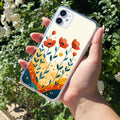 Hillside Bloom Anti Yellow Clear Case For iPhone 11