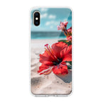 Gurhal Floral Transparent Silicon Case For iPhone